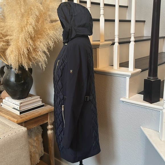 1 Madison Expedition The Heritage Collection Blue Puffer Coat Size Large - Picture 3 of 7